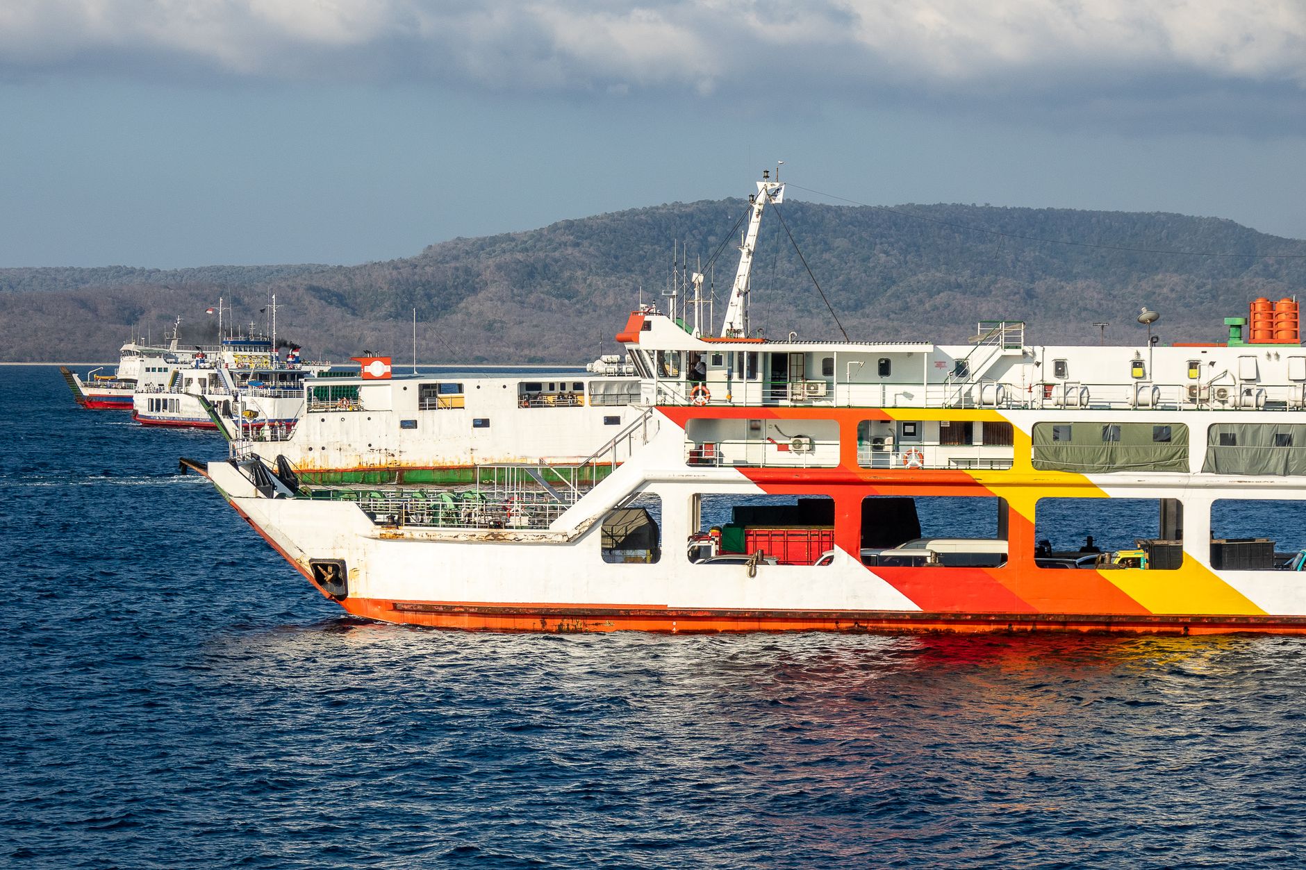 Five dead, 41 missing, after Indonesia ferry catches fire
