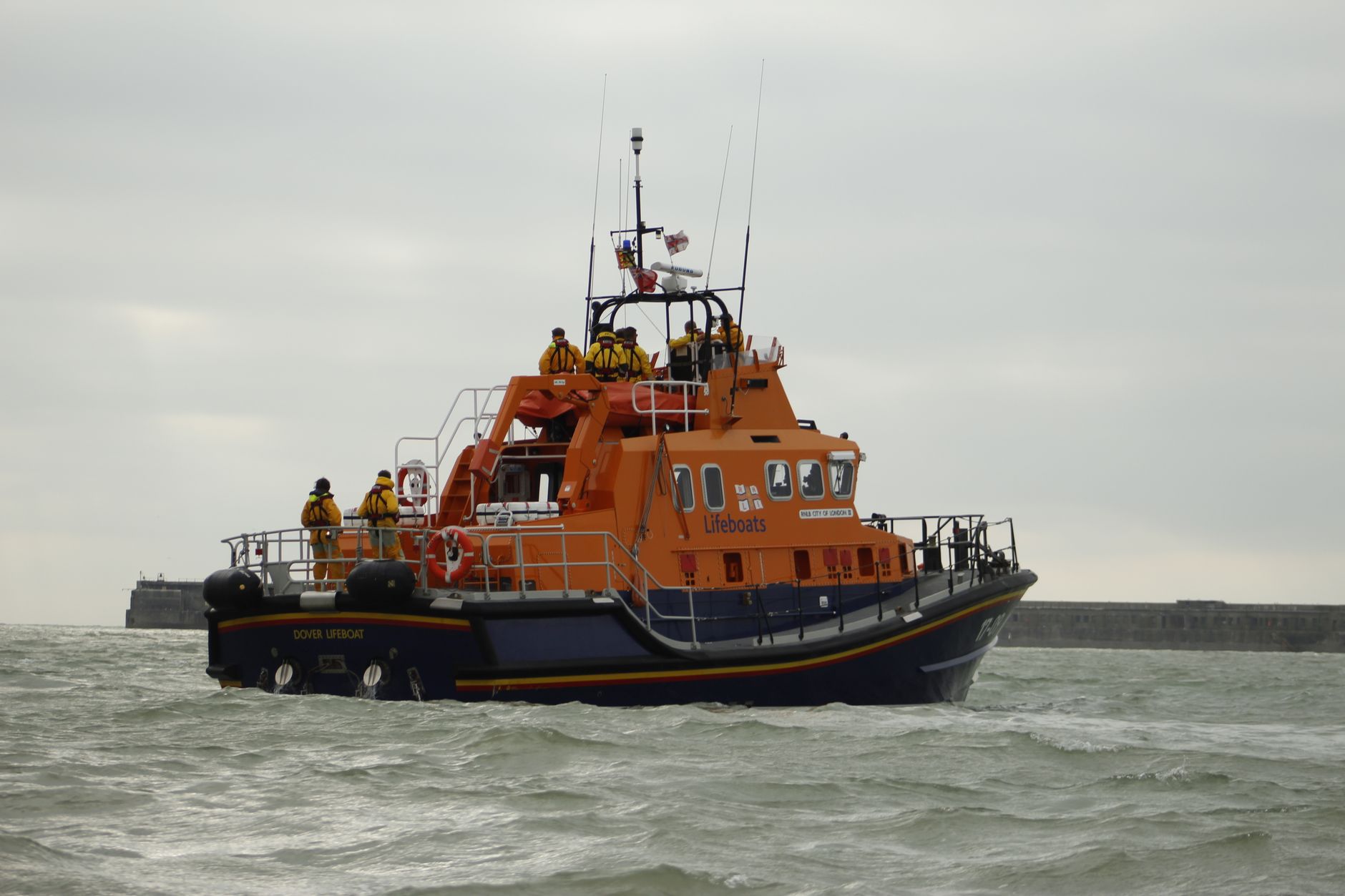 More than 170 migrants rescued after boat catches fire in Channel
