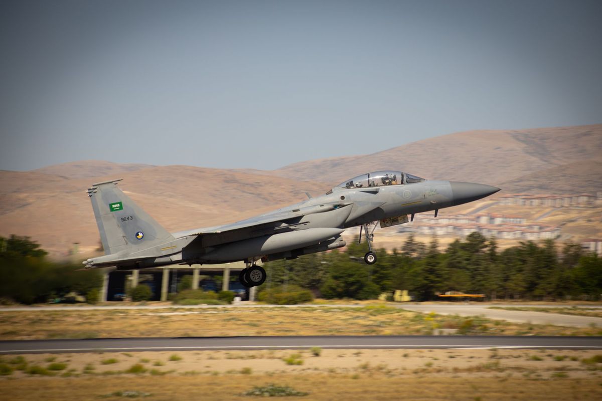 Saudi air defenses intercept Houthi drone south of Makkah